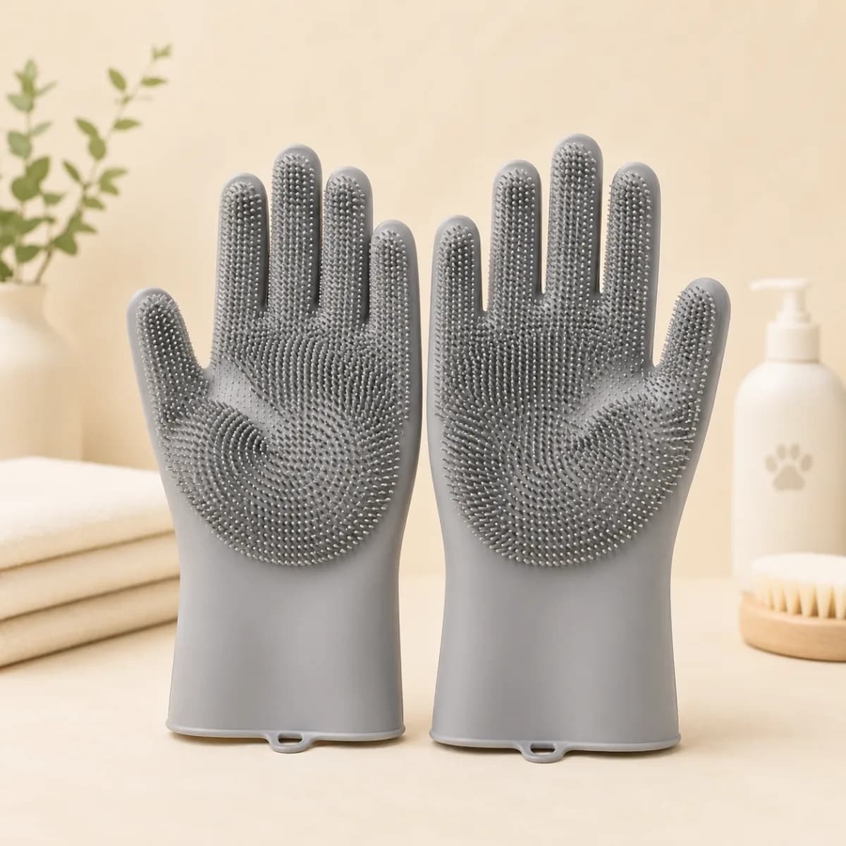 BATH BUDDY. Dog Bathing & Massage Gloves