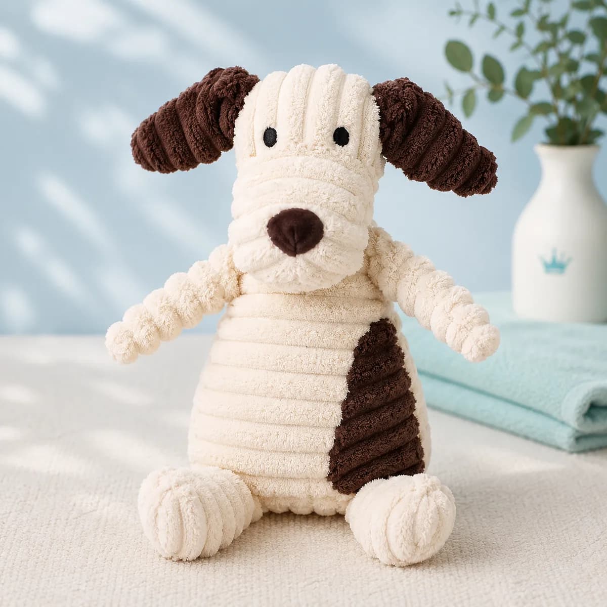 BERTIE. Plush Squeaky Dog Toy