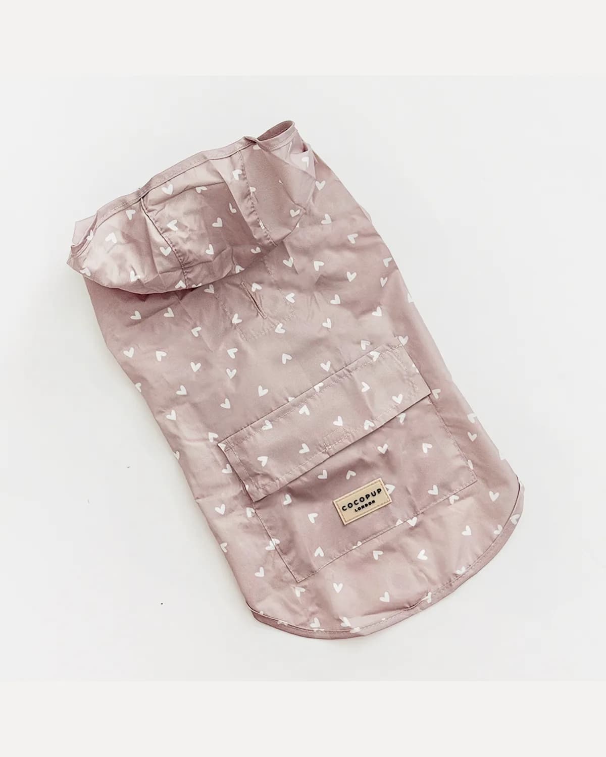 COCOPUP Dog Raincoat - Chai Hearts