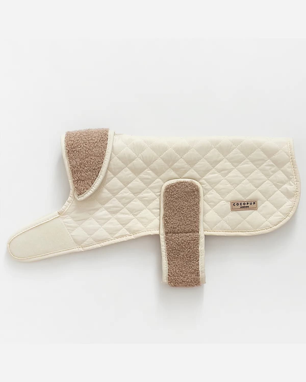 COCOPUP Quilted Dog Coat - Creamy Chai