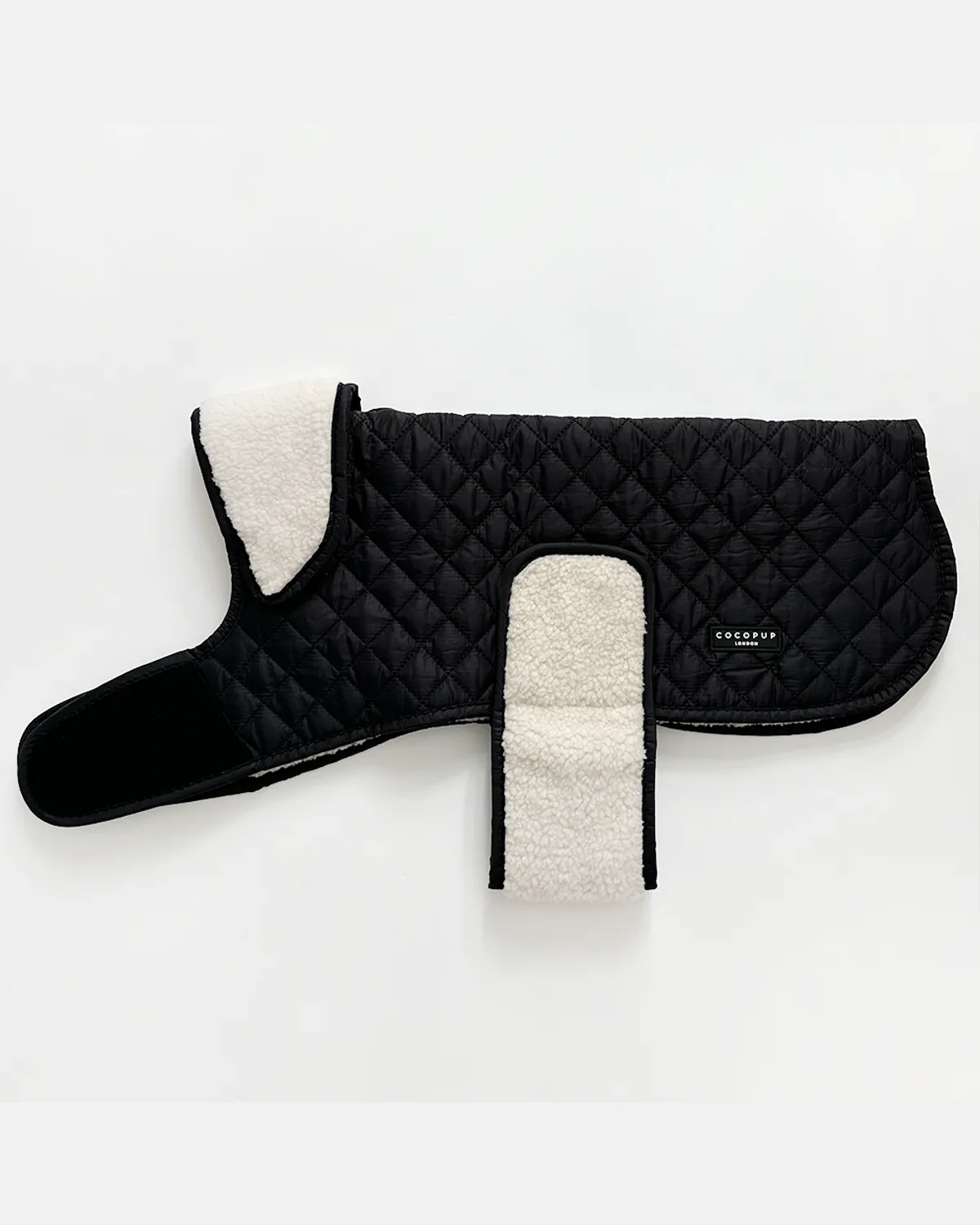 COCOPUP Quilted Dog Coat - Midnight Black