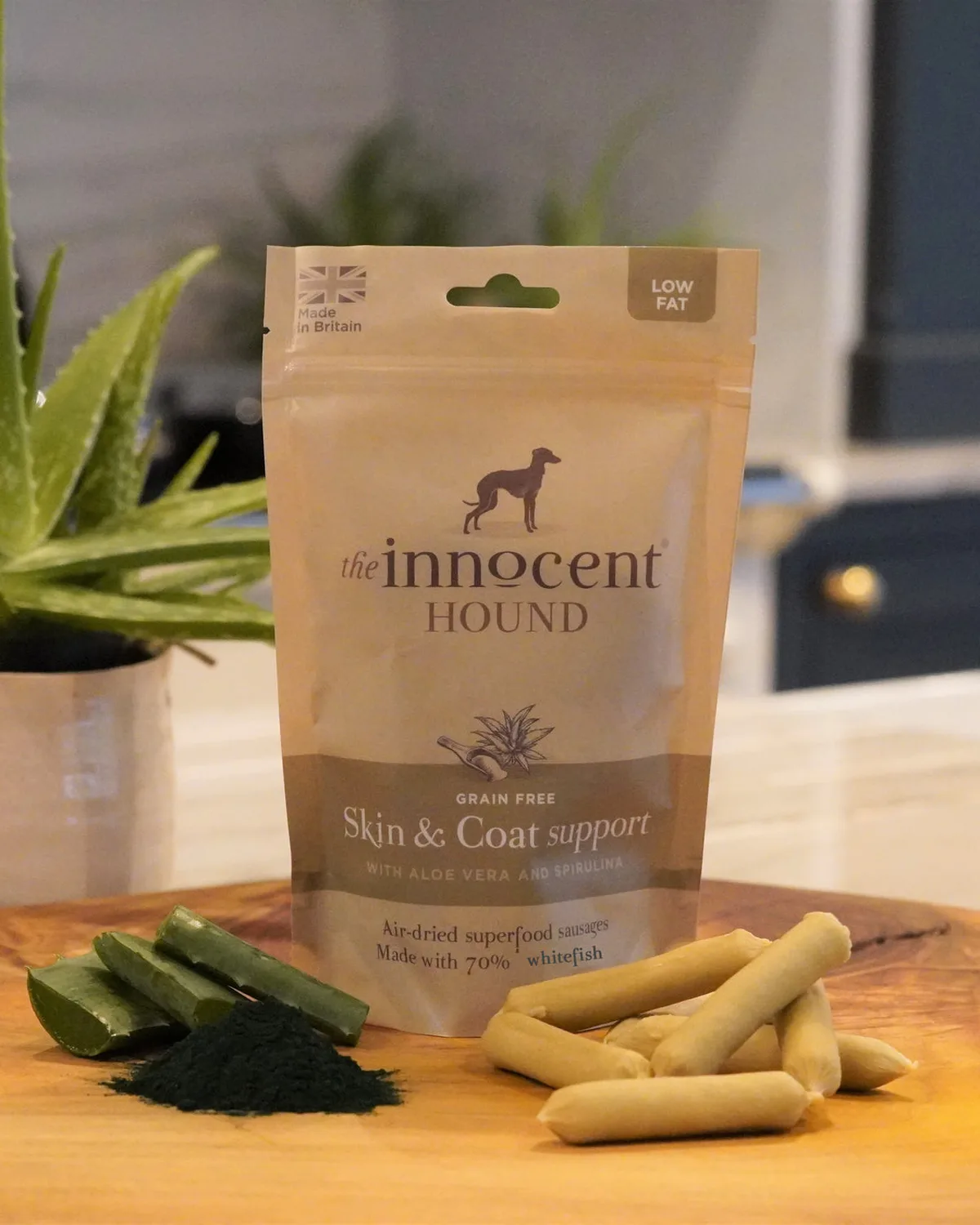 INNOCENT HOUND Skin & Coat Support - Aloe Vera & Spirulina