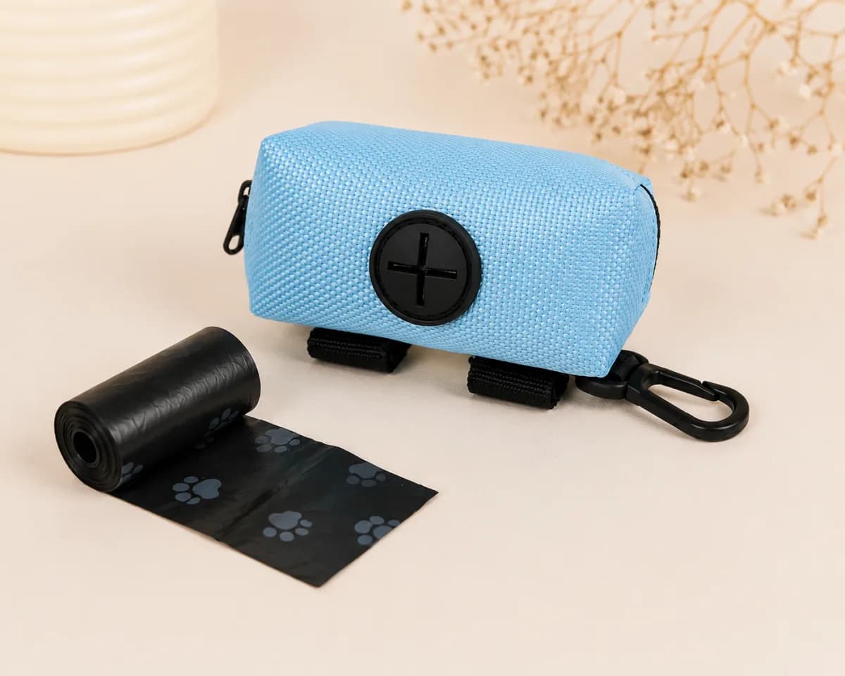 POOP POUCH. Clip-On Poo Bag Holder