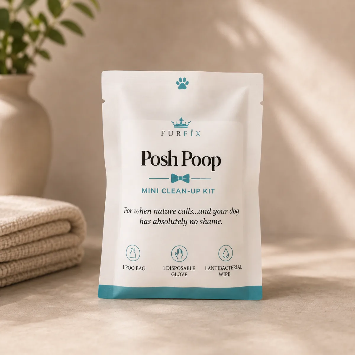 POSH POOP. x5 Mini Clean-Up Kits