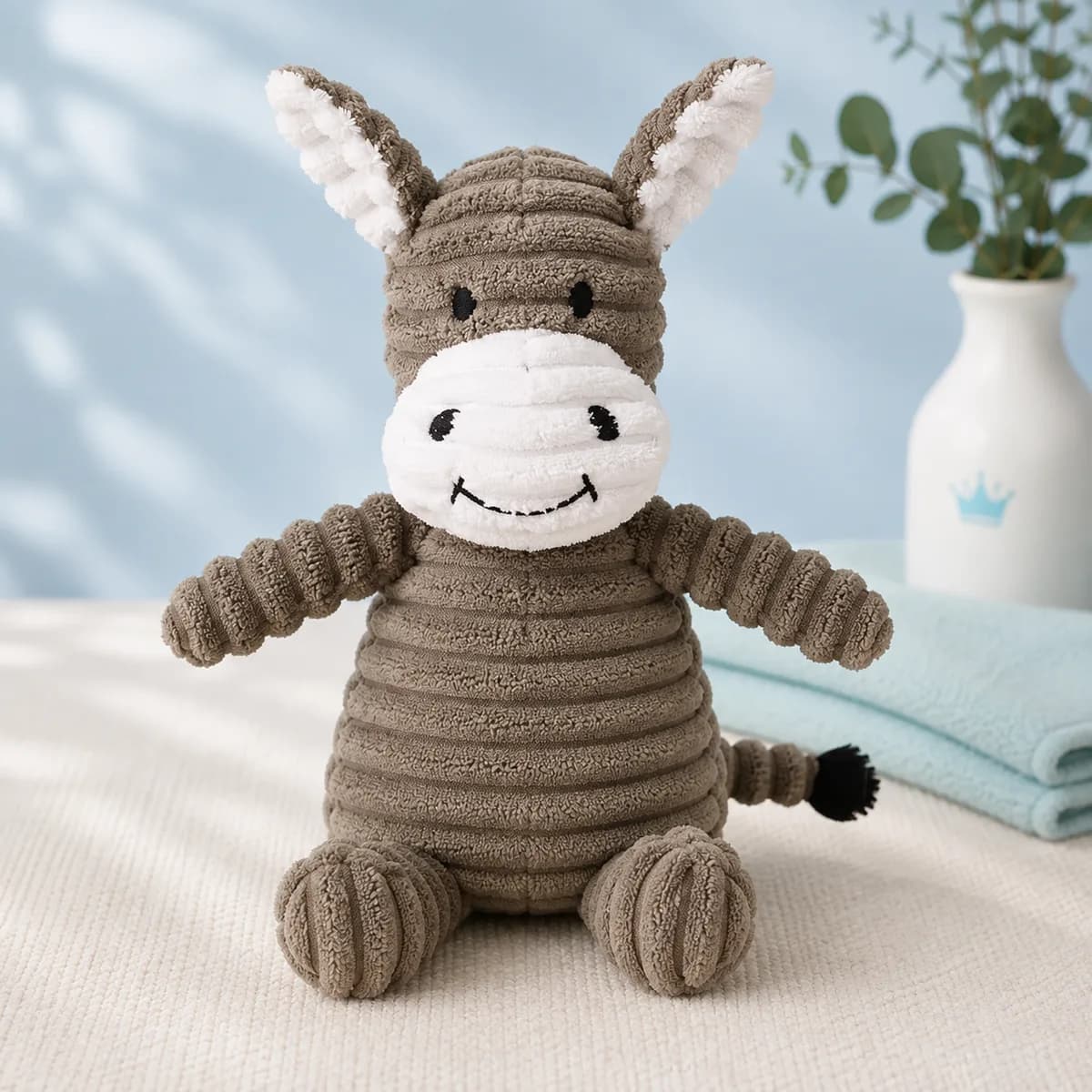 WALTER. Plush Squeaky Donkey Toy