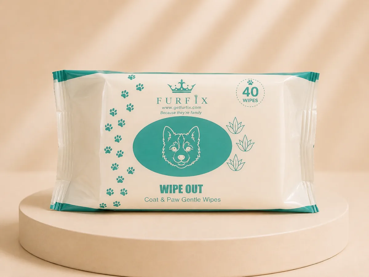 WIPE OUT. Coat & Paw Wipes